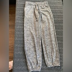 Grey under armor sweatpants